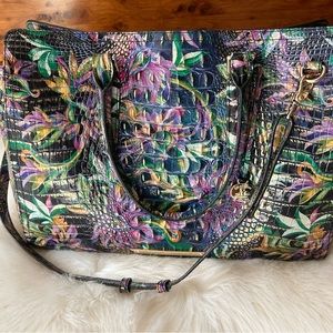 Brahmin Caroline Lg Satchel Visionary Melbourne. Excellent condition w/ dust bag